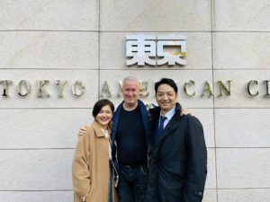 ジェームス スキナーさんと、久しぶりのランチ